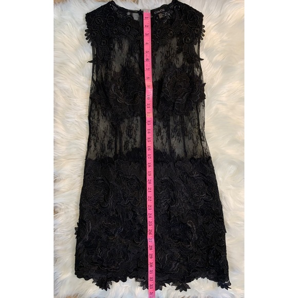 Cq by cq Black ALL Lace See-Through dress cocktail size small - Picture 13 of 15
